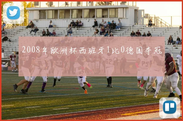 2008年欧洲杯西班牙1比0德国夺冠
